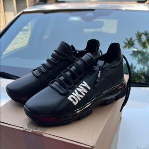 DKNY Black Sneakers Sleek Modern Comfort